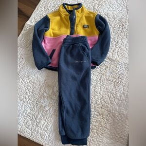 Eddie Bauer Colorblock Fleece Set - Blue, Yellow, and Pink